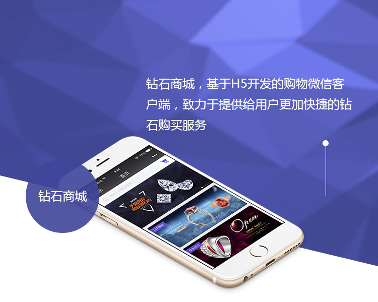 钻石商城网站建设案例